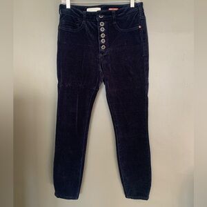 Pilcro button fly corduroy